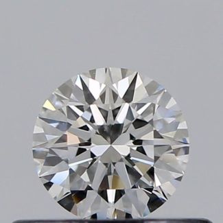 0.30 Carat Round F VVS2 EX GIA Natural Diamond