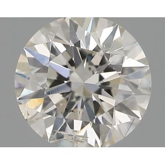 0.30 Carat Round H SI2 EX IGI Natural Diamond