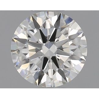 0.51 Carat Round H VS2 EX IGI Natural Diamond