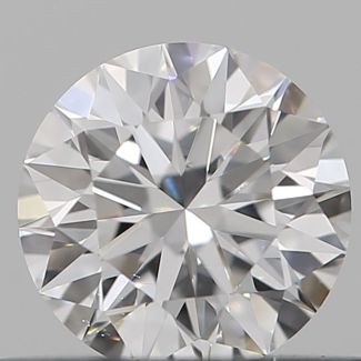 0.4 Carat Round D VS2 EX GIA Natural Diamond