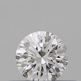 0.24 Carat Round G IF EX GIA Natural Diamond