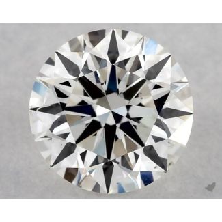 0.71 Carat Round H SI2 EX GIA Natural Diamond