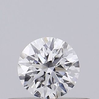 0.27 Carat Round D SI1 EX VG GIA Natural Diamond