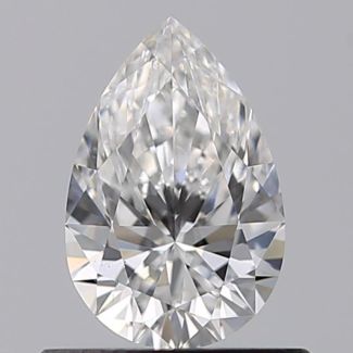 0.51 Carat Pear D VS2 - VG GIA Natural Diamond