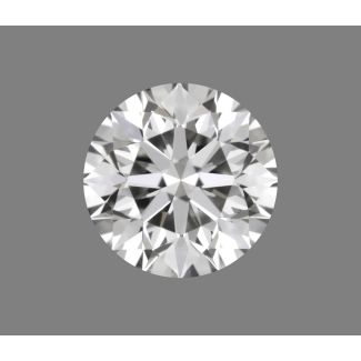 0.4 Carat Round H VVS2 EX GIA Natural Diamond