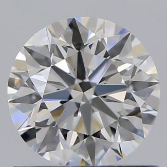 0.62 Carat Round E VVS1 EX GIA Natural Diamond