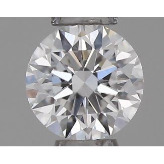 0.22 Carat Round D VVS1 EX GIA Natural Diamond