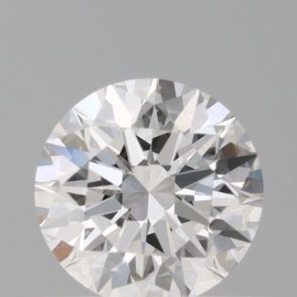 0.59 Carat Round D VVS1 EX GIA Natural Diamond