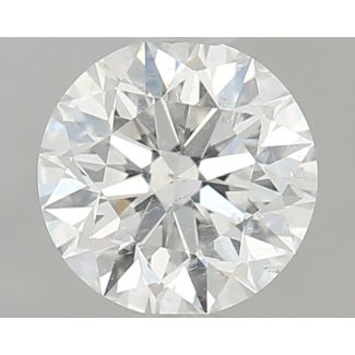 0.8 Carat Round F SI2 EX GIA Natural Diamond