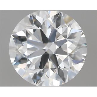 0.8 Carat Round H VVS2 EX GIA Natural Diamond