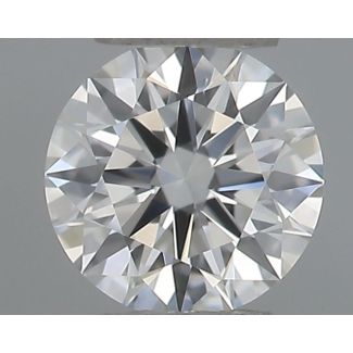 0.23 Carat Round F VVS2 EX GIA Natural Diamond