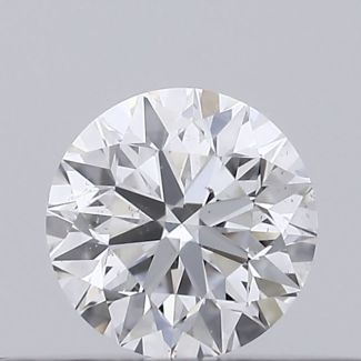 0.23 Carat Round E SI1 VG GIA Natural Diamond