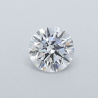 0.31 Carat Round D VVS1 EX GIA Natural Diamond