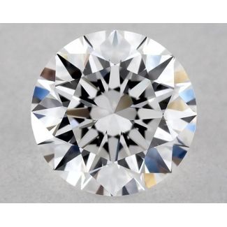 0.63 Carat Round D VVS2 EX GIA Natural Diamond