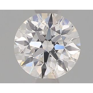 0.50 Carat Round E SI2 EX VG GIA Natural Diamond