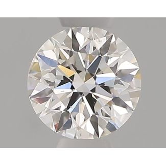 0.31 Carat Round F SI1 EX GIA Natural Diamond