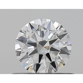 0.5 Carat Round E VVS2 EX GD GIA Natural Diamond