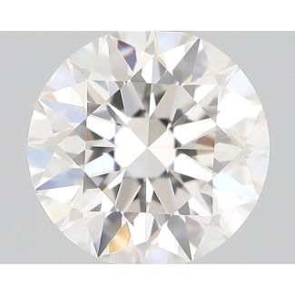 0.61 Carat Round H VVS1 EX GIA Natural Diamond