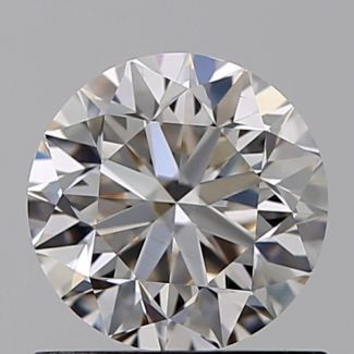 0.70 Carat Round H VS1 VG EX GIA Natural Diamond