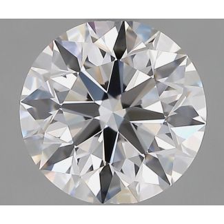 1.5 Carat Round D VVS2 EX GIA Natural Diamond