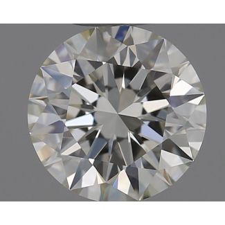 0.75 Carat Round H VVS1 EX IGI Natural Diamond