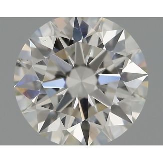 0.51 Carat Round H VS1 EX IGI Natural Diamond