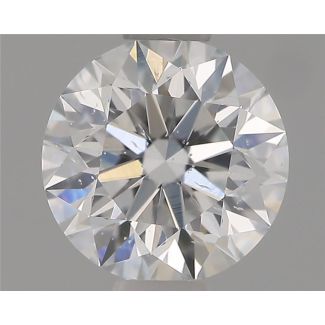 0.55 Carat Round D SI2 EX VG GIA Natural Diamond