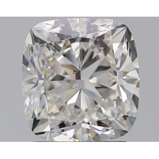 1.7 Carat Cushion Brilliant H SI1 - EX GIA Natural Diamond