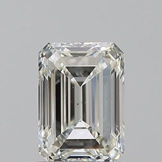 1.01 Carat Emerald H VS2 - EX IGI Natural Diamond