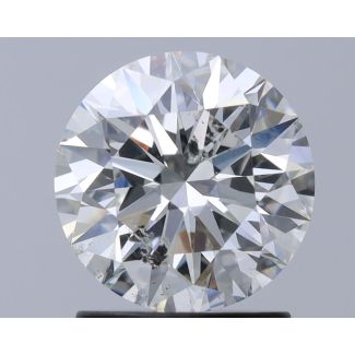 1.5 Carat Round F SI2 EX GIA Natural Diamond