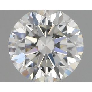 0.5 Carat Round H VS2 EX GIA Natural Diamond