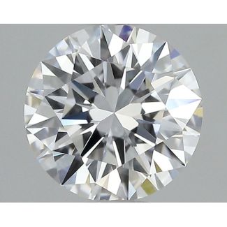 0.58 Carat Round D VVS1 EX GIA Natural Diamond