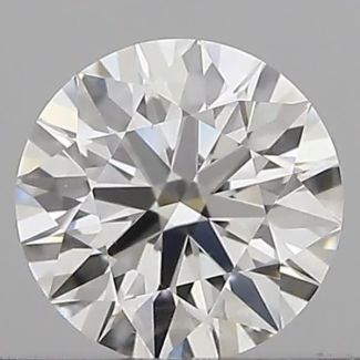 0.40 Carat Round G VVS2 EX GIA Natural Diamond