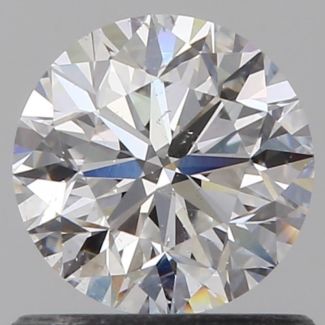 0.80 Carat Round D SI1 VG EX GIA Natural Diamond