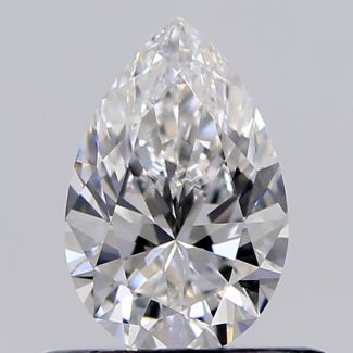 0.46 Carat Pear F VVS2 - VG GIA Natural Diamond