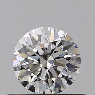 0.40 Carat Round H VS1 EX GIA Natural Diamond