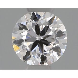 0.30 Carat Round D SI2 VG GD GIA Natural Diamond