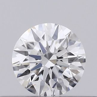 0.24 Carat Round D VVS1 EX GIA Natural Diamond