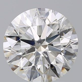 2.40 Carat Round I SI2 EX GIA Natural Diamond