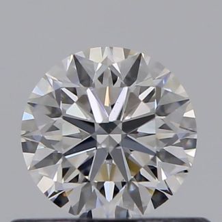 0.46 Carat Round D VVS2 VG EX GIA Natural Diamond