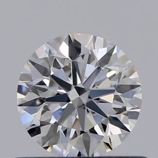 0.50 Carat Round E IF EX GIA Natural Diamond