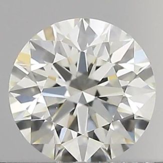 0.31 Carat Round H VVS1 EX IGI Natural Diamond