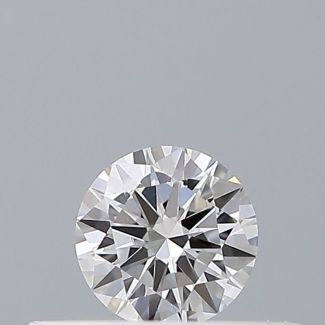 0.18 Carat Round D VVS2 VG GIA Natural Diamond