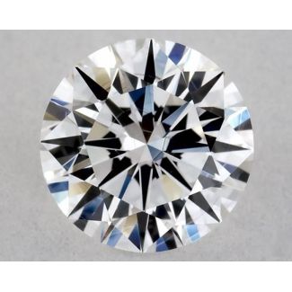 0.64 Carat Round D VVS2 EX VG GIA Natural Diamond