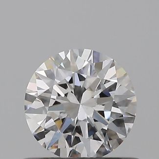 0.5 Carat Round D VS2 EX GIA Natural Diamond