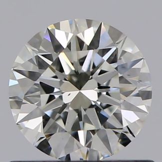 0.61 Carat Round J VS2 EX GIA Natural Diamond