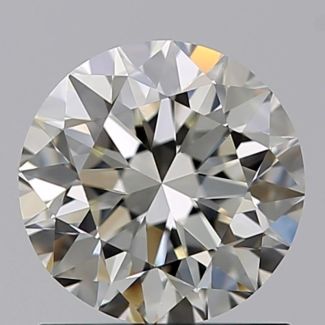 0.90 Carat Round J VS1 VG EX GIA Natural Diamond