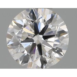 0.30 Carat Round F SI1 VG GIA Natural Diamond