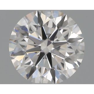 0.57 Carat Round G VVS2 EX GIA Natural Diamond