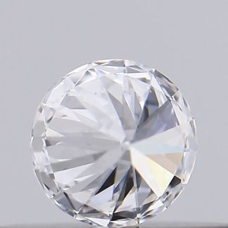 0.18 Carat Round D VVS2 EX GIA Natural Diamond